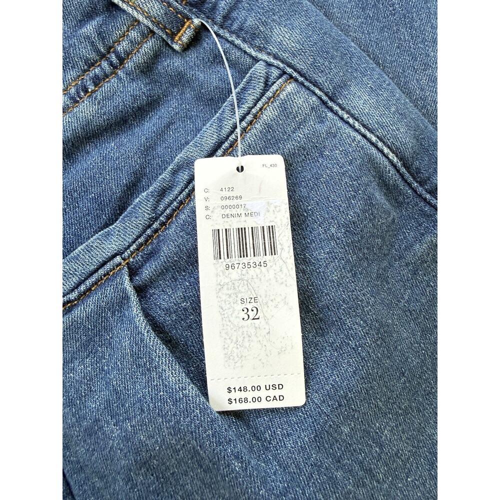 NWT Anthropologie Pilcro Pleated Palazzo Wide Leg Jeans Size 32 - Picture 7 of 10